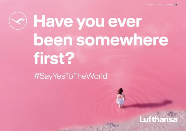 图片 汉莎航空Say Yes To The World品牌营销创意视频+海报