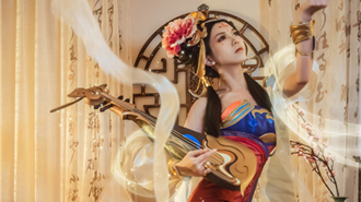 《王者荣耀》杨玉环精美Cosplay